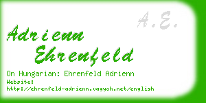 adrienn ehrenfeld business card